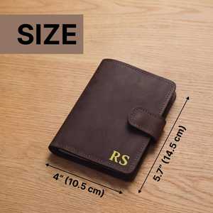 New Genuine Leather <b>Passport</b> Holder Luxury Travel <b>Wallet</b> Full Grain Leather <b>Passport</b> Cover Bulk Wholesale Manufacturer LPH-0312 - Product Image 3