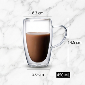 Vaso de Vidrio Aislante Moderno y Ecológico, Vaso de Té de Doble Pared para Tiendas de Artículos para el Hogar y Cocina - Product Image 6