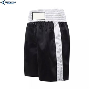 Pantalones Cortos Profesionales Ligeros para Hombre de MMA, Tejido Sólido, Cintura Alta con Cordón Ajustable, Transpirables y de Secado Rápido - Product Image 3