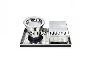 Ensemble de deux plateaux de service en métal finition argentée, utilisés dans les hôtels, les restaurants, les cafés et à la maison, pour servir du chocolat. - Product Image 4