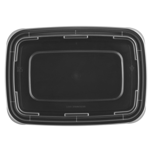 Recipiente Rectangular de Plástico para Alimentos con Tapa, Libre de BPA, Hermético, Portátil, de un Solo Compartimento, Apto para Microondas, Tamaño M - Product Image 2