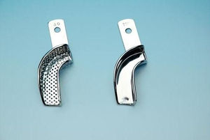 Plateau d'empreinte partielle en acier inoxydable disponible – Divers types et qualités – Équipement dentaire manuel – Prix abordable - Product Image 3