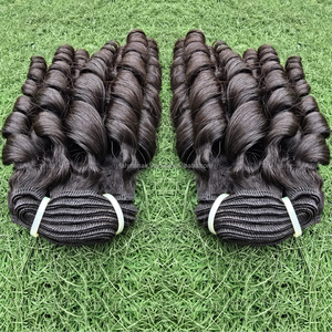 Extensiones de Cabello Rizado Beauty Hair Love Fumi, Doble Trama, Cabello Humano Virgen Remy Indonesio 100%, Permanente y Todos los Colores - Product Image 4