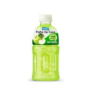 Fabricante OEM, Bebida de Jugo de Nata de Coco, Botella PET de 320 ml, Frutas Tropicales, Fresa, Guayaba Rosa, Fruta de la Pasión, Coco - Product Image 3