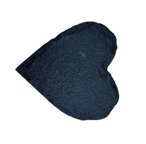 Vente en gros de sous-verres noirs antidérapants de style classique avec gravure, ensemble de 4 pièces, accessoires de cuisine rectangulaires en pierre d'ardoise vierge - Product Image 6