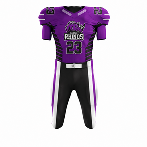 Nouvel ensemble d'uniformes de football américain en polyester, style tendance, qualité supérieure, vente chaude - Product Image 1