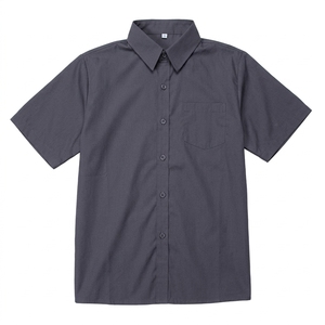 Camisa Escolar Personalizada al por Mayor para Niños, Uniforme Escolar Unisex de Manga Corta Blanca de Poliéster y Algodón Twill con Logotipo Bordado e Impreso - Product Image 3