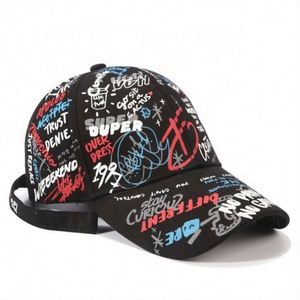 Gorra de Béisbol con Estampado de Grafiti, Gorra de Moda para Hombre y Mujer con Correa Larga, Gorra de Hip Hop con Estampado de Verano, Venta al por Mayor - Product Image 6