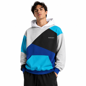 Nouvelle Arrivée 2026 – Sweat à Capuche Colorblock Personnalisé Grande Taille – Vente en Gros Unisexe – Molleton de Coton Épais – Streetwear et Vêtements de Sport - Product Image 1