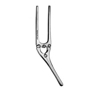 Pince intestinale manuelle chirurgicale en acier inoxydable avec mâchoires dentelées longitudinales pour l'intestin - Product Image 2