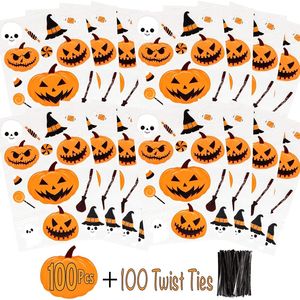 Sacchetti Trasparenti per Dolcetti di Halloween, 100 Pezzi, 6 X 9 Pollici, 2,5 Mil, Cristallini - Product Image 2