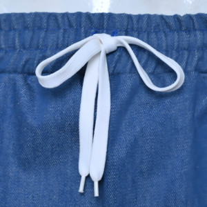 Pantalones Deportivos de Felpa de Algodón con Logotipo Personalizado para Hombre, Pantalones Deportivos Urbanos con Cintura Elástica y Cordón Ajustable, Ajuste Cómodo, Estilo Moderno - Product Image 5