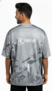 Camiseta Casual Oversize para Hombre, Sublimada, Estilo Urbano, Holgada, Moderna, para Uso Diario - Product Image 5