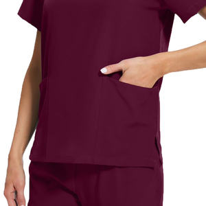 Women's Knitted Hospital Scrub Pants with Drawstring Waistband for Medical Uniforms Cheapest medical scrubs set - Product Image 4