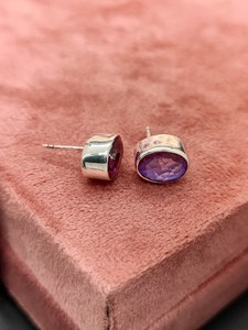 <b>Rainbow</b> Fire Quartz Gemstone <b>Drop</b> Earrings Colorful Crystal Jewelry Elegant Silver Tone Earrings Gift for Women - Product Image 2