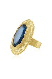 Anillo de Aleación Chapado en Oro para Mujer, Calidad de Exportación, con Gema Brillante, para Fiestas y Uso Diario, Disponible al Mejor Precio del Mercado - Product Image 2