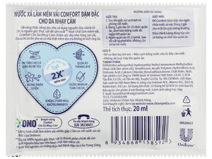 Adoucissant Textile Doux Comfort Pure 20ml 2 sachets x 150 paquets - Product Image 4