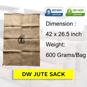 Bolsas de yute de 42x26.5 pulgadas y 600g para granos de cacao, 100% fibra natural, sacos de arpillera reutilizables, venta al por mayor Goodman Global Bangladesh - Product Image 2