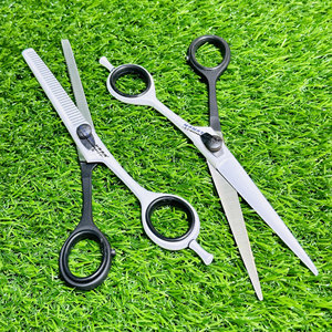 Ciseaux de coiffure professionnels en acier inoxydable de 7 pouces, lot de 2, ultra-affûtés, pour la coupe des cheveux – Vente chaude - Product Image 4
