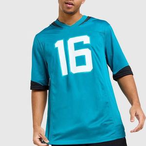 เสื้อเจอร์ซีย์อเมริกันฟุตบอลเสื้อเจอร์ซีย์ปักลายผ้าตาข่ายโพลีเอสเตอร์แบบสตรีทเสื้อฟุตบอล - Product Image 1