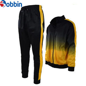 Conjunto deportivo de 2 piezas para hombre, ropa de calle con logo sublimado, chándal de invierno para entrenamiento, talla grande, chaqueta cortavientos para hombre - Product Image 3