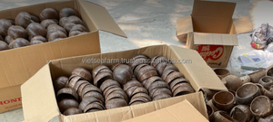 Ensemble de service en bois durable avec bol en coquille de noix de coco-Cadeau vintage fait main du Vietnam 2025 - Product Image 4