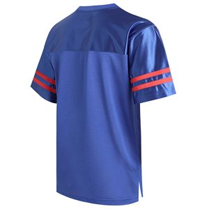 เสื้อฟุตบอลแบบยูนิเซ็กซ์สำหรับผู้ชาย ผ้าตาข่าย แบบคลาสสิก ไม่มีลาย ระบายอากาศได้ดี เหมาะสำหรับออกกำลังกาย เสื้อยืดกีฬา เสื้อลำลอง ชุดออกกำลังกาย - Product Image 3