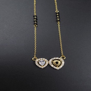 Auténtico Collar con Colgante Mangalsutra de Plata de Ley 925, 3 Gramos, Proveedor de Joyería Nupcial Tradicional - Product Image 5