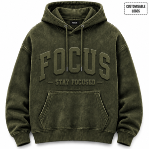 HIGH QUALITY <b>Three</b>-dimensional 3D Embossed Winter Hoodie Custom Logo Pure 100% Cotton Embroidery Oversized Streetwear Hoodies - Product Image 4