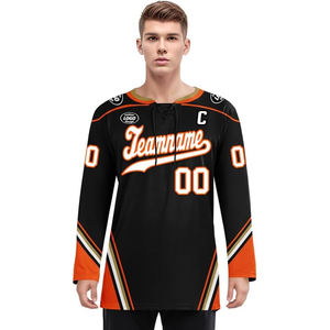 Custom Ice Hockey Jersey Supplier USA OEM Wholesale Personalized Team Uniform Hockey Shirt Sublimation Printed Embroidery Logo - Product Image 1