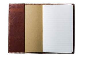 Funda de Cuaderno de Cuero Genuino Minimalista de Lujo, Recargable, Porta Diario, Planificador Diario, Protección NBC-0012 - Product Image 2