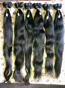 Extensiones de Cabello Humano Remy Indio Negro, Doble Trama a Máquina, Cabello Virgen a Granel, Ondulado Profundo, Grado Superior para Pelucas y Salones - Product Image 4