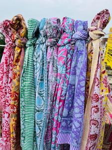 Handblock Printed Cotton Sarong for Women Pareo <b>Wrap</b> <b>Beach</b> Wear Party Wear Scarfs Mix Assorted Multi Color Designs Cover Ups - Product Image 1