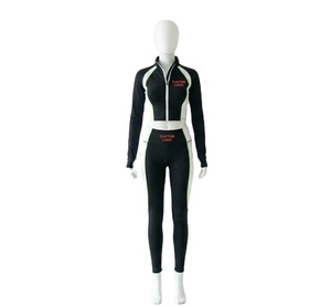 Conjuntos Deportivos de Alta Calidad para Mujer, Dos Piezas, Leggings y Chaqueta de Manga Larga con Cremallera Completa 2026 - Product Image 3