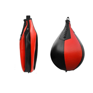 Mini saco de boxeo de doble extremo de alta calidad, saco de velocidad de doble extremo de cuero premium, material de PU duradero, portátil - Product Image 4