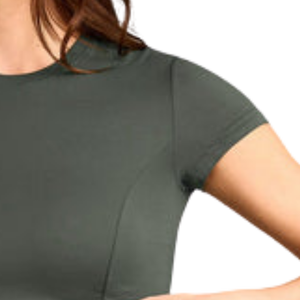 เสื้อคอกลมแขนสั้นสำหรับผู้หญิง สวมใส่สบาย มีสไตล์ นุ่ม ระบายอากาศได้ดี เหมาะสำหรับใส่ในชีวิตประจำวัน - Product Image 5