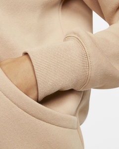 Sudadera con capucha para mujer, de color liso, manga larga, tejido de punto, forro polar, informal, transpirable, con bolsillos, para otoño - Product Image 2