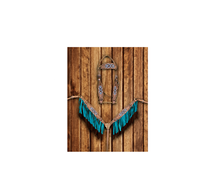 Casque occidental fait à la main, ensemble de bride et collier de poitrine, de haute qualité supérieure - Product Image 2