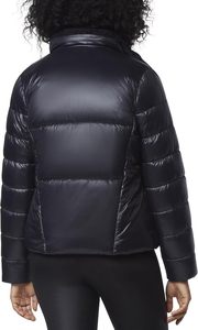 Factory Direct OEM Womens PU Leather <b>Cropped</b> Bubble Coat Custom Thick Winter <b>Jacket</b> - Product Image 2