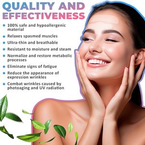 Toppe viso antirughe in Silicone 20000 nastro viso non profumato rughe levigatura viso invisibile per la cura della pelle della bocca degli occhi - Product Image 3