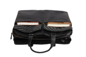 Hot Selling High Quality Premium Genuine <b>Leather</b> Laptop Bag for <b>Men</b> and Women Office Business Travel Durable Stylish Carry Bag - Product Image 4