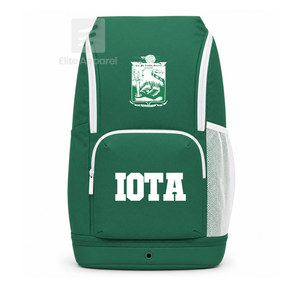 Custom Iota Phi Lambda Sorority <b>Backpack</b> Zipper Casual Sports <b>School</b> Bag Style <b>Large</b> Capacity for Girls with polyester lining - Product Image 1