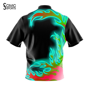 Hot Sale Just Play Unisex Factory Price Sports T shirt Badminton Jersey High Quality BOWLING JERSEY - Product Image 6