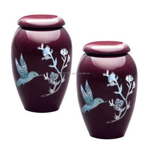 Stylish aluminum keepsake <b>urn</b> <b>mini</b> <b>ashes</b> container remembrance memory piece funeral storage <b>for</b> durability preservation - Product Image 2