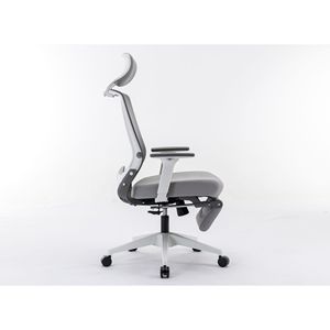 Sedia Ergonomica da Ufficio per Casa con Supporto Lombare Regolabile in Altezza, Poggiatesta e Braccioli Ribaltabili, Seduta di Alta Qualità - Product Image 2