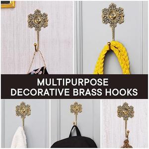 Perchero de Pared de Metal Contemporáneo con Doble Gancho, Resistente y de Gran Capacidad para Abrigos, Bolsos y Toallas - Product Image 4