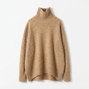 Pull à col roulé pour femme, tricoté sur mesure, manches longues, chaud, hiver, pull-over, marque privée, fournisseur de vêtements en gros - Product Image 5