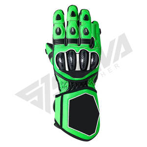 Guantes de Motocicleta de Cuero Personalizados con Pantalla Táctil, Protección Completa para los Dedos, Invierno, para Hombre, con Protección Rígida en los Nudillos, Unisex, OEM, Guantes de Carreras - Product Image 2