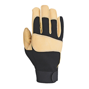 Racing <b>Gloves</b> Full Finger Yellow Black Textile Weaving Non Slip Outdoor Activities Unisex Mechanic <b>Gloves</b> - Product Image 5