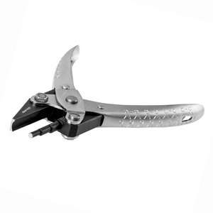 Pince à bec croisé multifonction en acier inoxydable, 3 étapes, ronde/concave, 160 mm, robuste, ergonomique, pour bijouterie - Product Image 1
